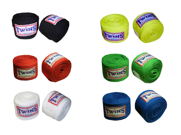 Blue/Red/Green/White Twins Special Handwraps 